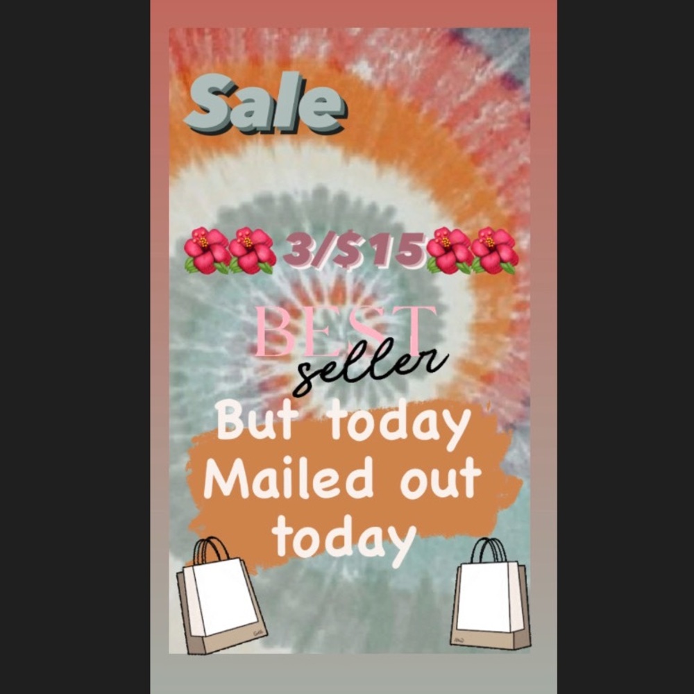 💃🏽Sale!💃🏽 3 for $15!!!